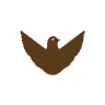 small flock of birds flying together