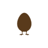 speckled egg in a nest